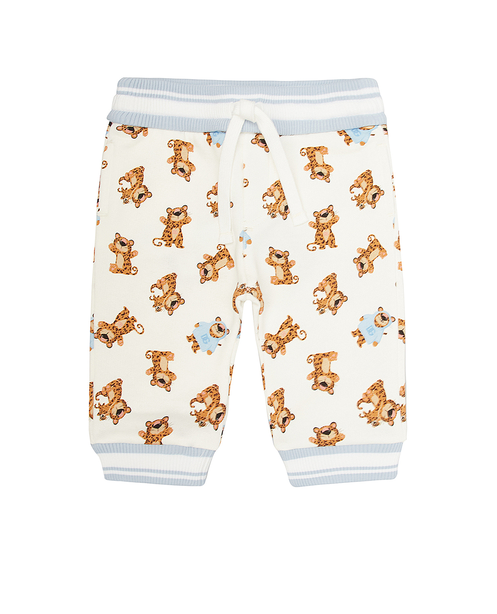 Детские спортивные брюки (костюм) Dolce&Gabbana Kids L1JPGP-G7GXO, белый цвет • Купить в интернет-магазине Kameron