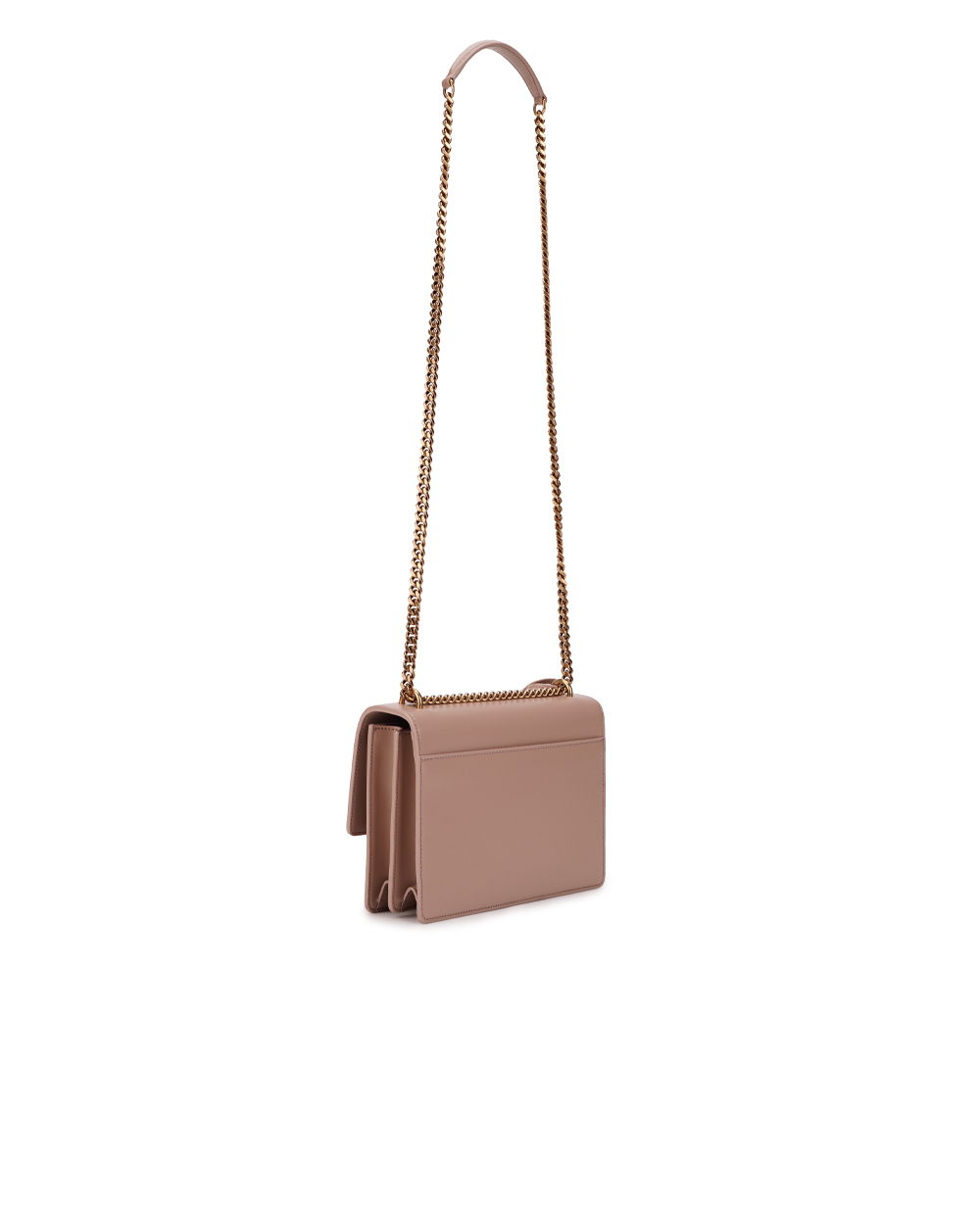 Шкіряна сумка Sunset Medium Saint Laurent 442906-D420W, бежевий колір • Купити в інтернет-магазині Kameron