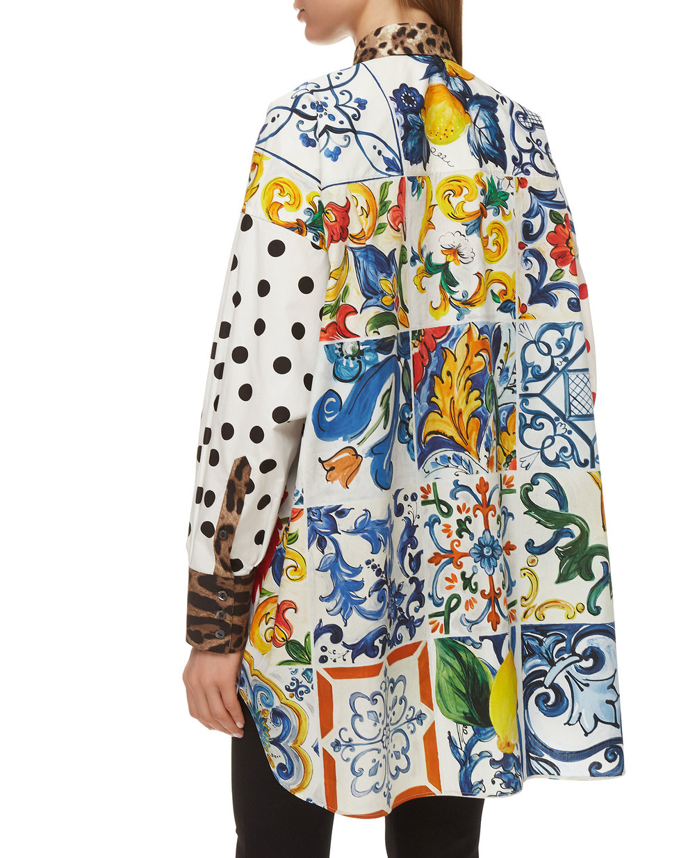 Блуза Dolce&Gabbana F5O37T-GDZ05, разноцветный цвет • Купить в интернет-магазине Kameron