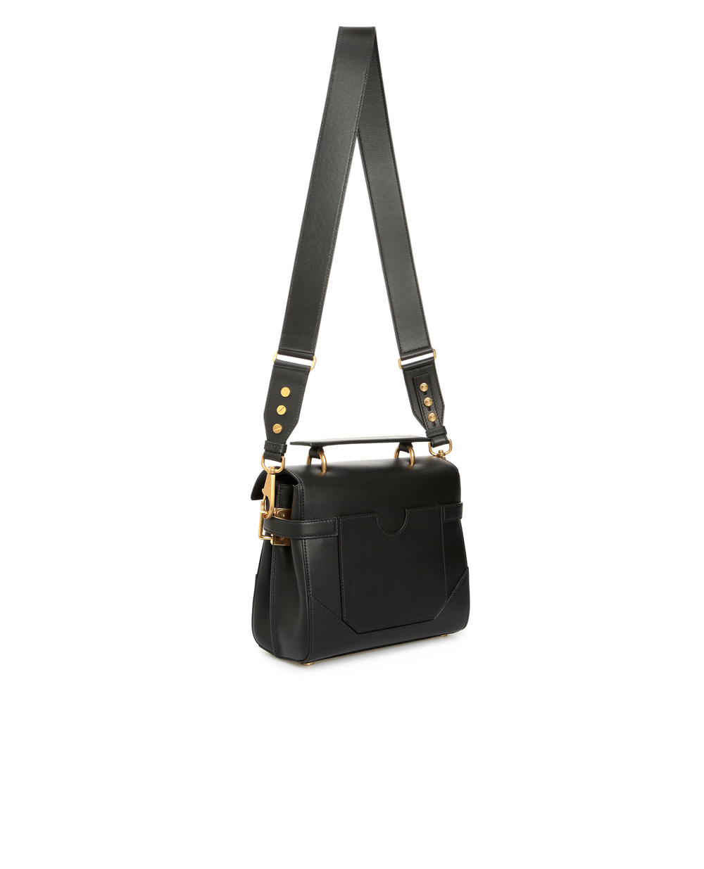 Кожаная сумка BBuzz 23 Balmain XN1DB526LPRS, черный цвет • Купить в интернет-магазине Kameron