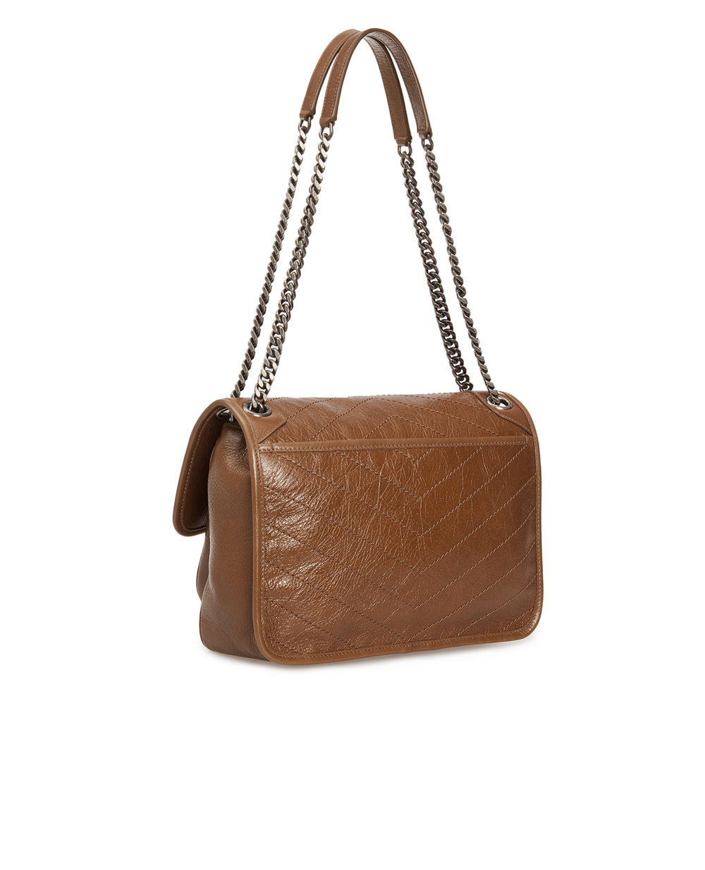 Кожаная сумка Niki Medium Saint Laurent 633158-1YG04, коричневый цвет • Купить в интернет-магазине Kameron
