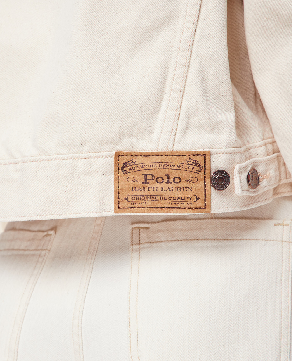 Джинсовая куртка Polo Ralph Lauren 211890862001, белый цвет • Купить в интернет-магазине Kameron