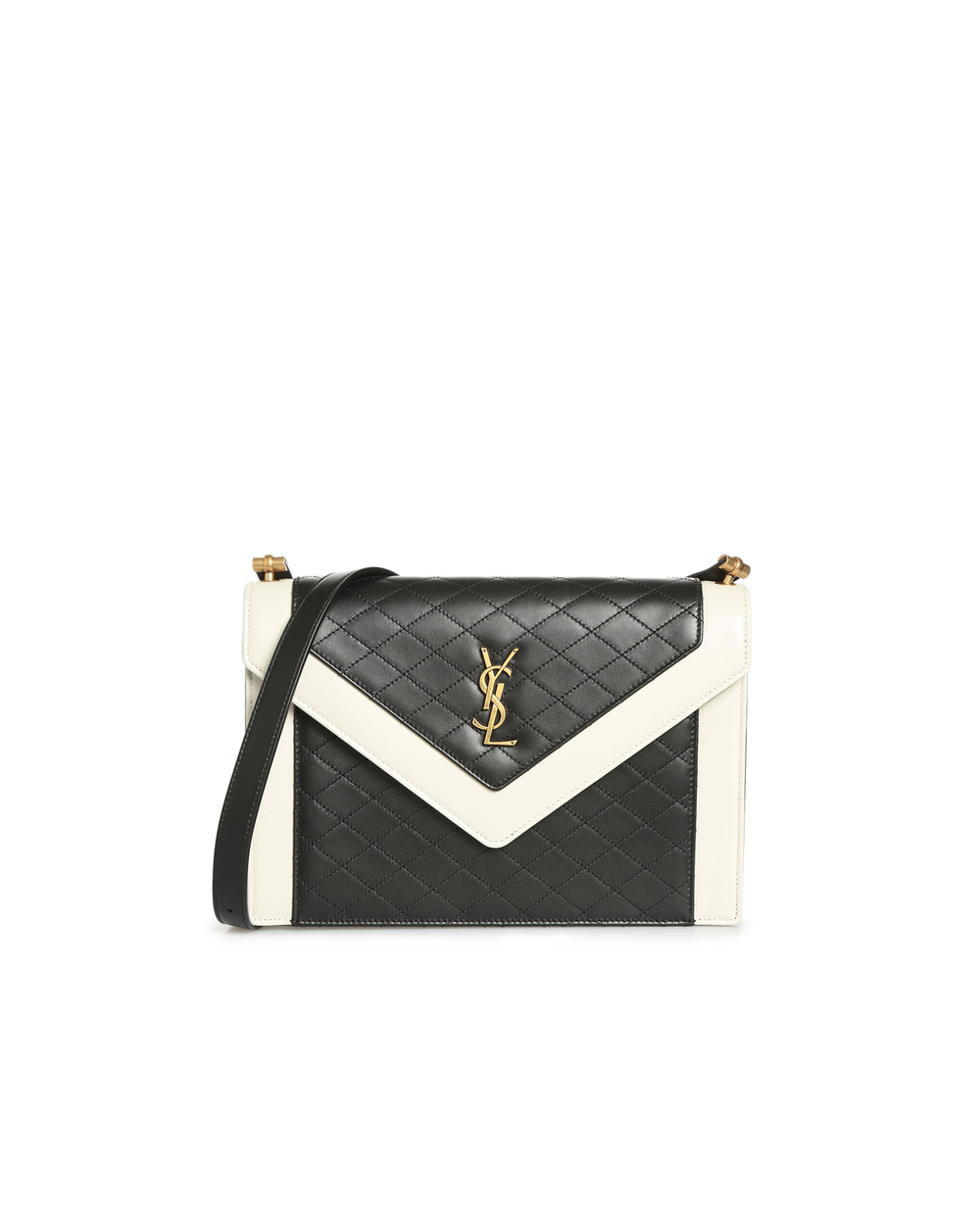 Шкіряна сумка Saint Laurent 668863-AAAAN, чорний колір • Купити в інтернет-магазині Kameron