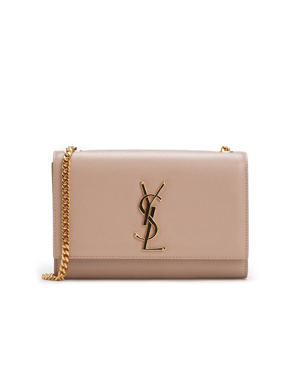 Кожаная сумка Kate Small Saint Laurent 469390-BOW01, бежевый цвет • Купить в интернет-магазине Kameron