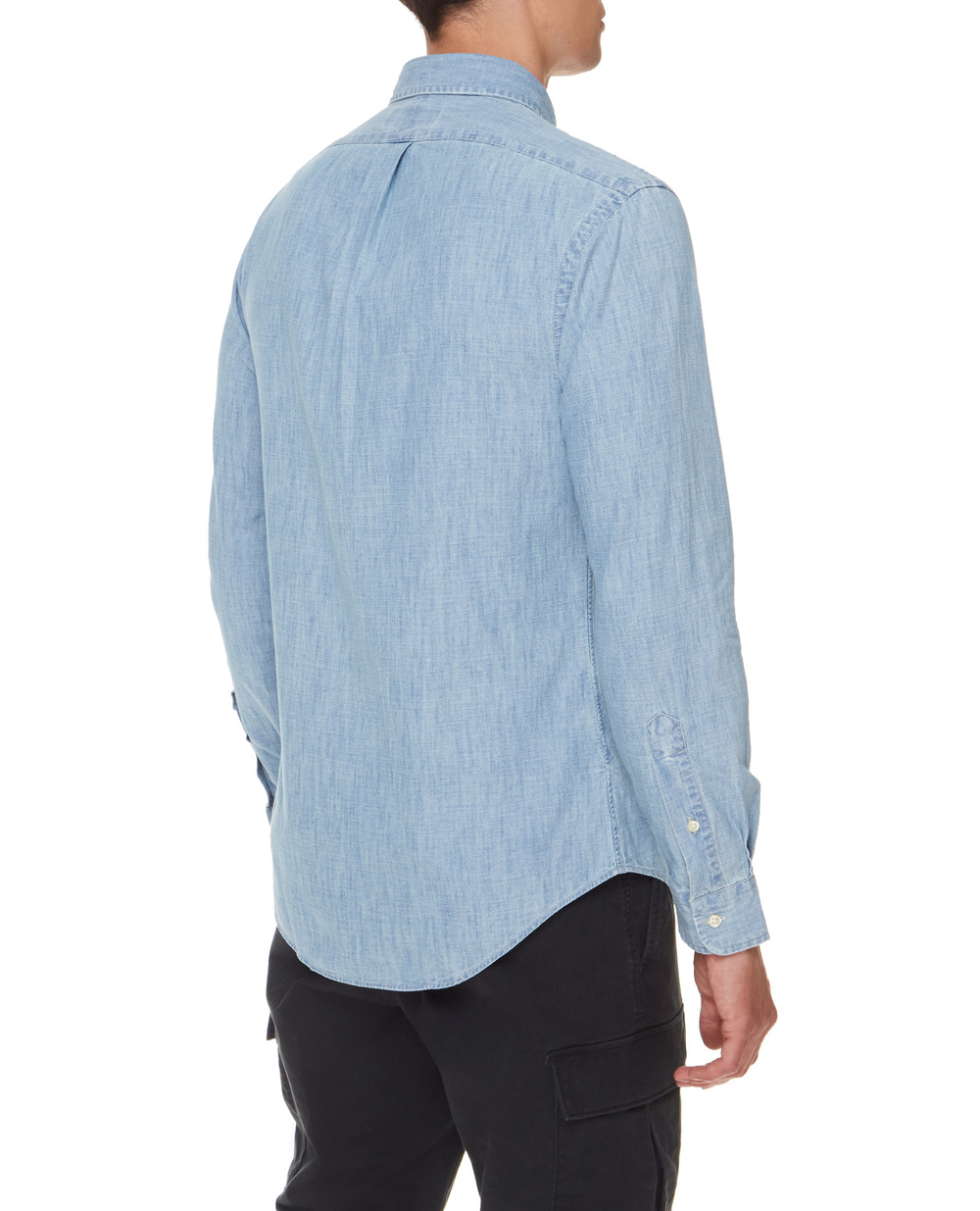 Рубашка Polo Ralph Lauren 710795458002, голубой цвет • Купить в интернет-магазине Kameron