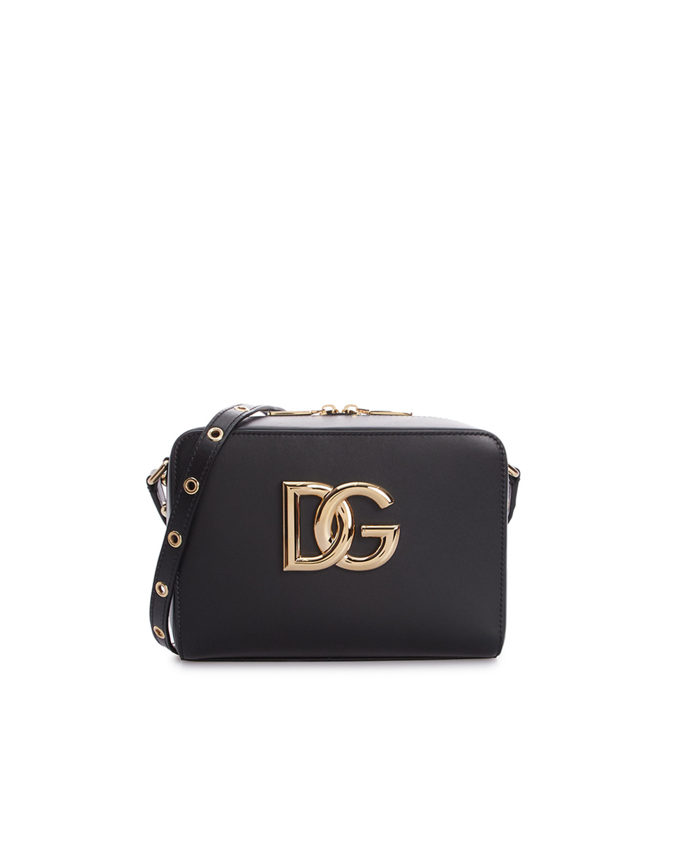 Шкіряна сумка Dolce&Gabbana BB7214-AW576, чорний колір • Купити в інтернет-магазині Kameron