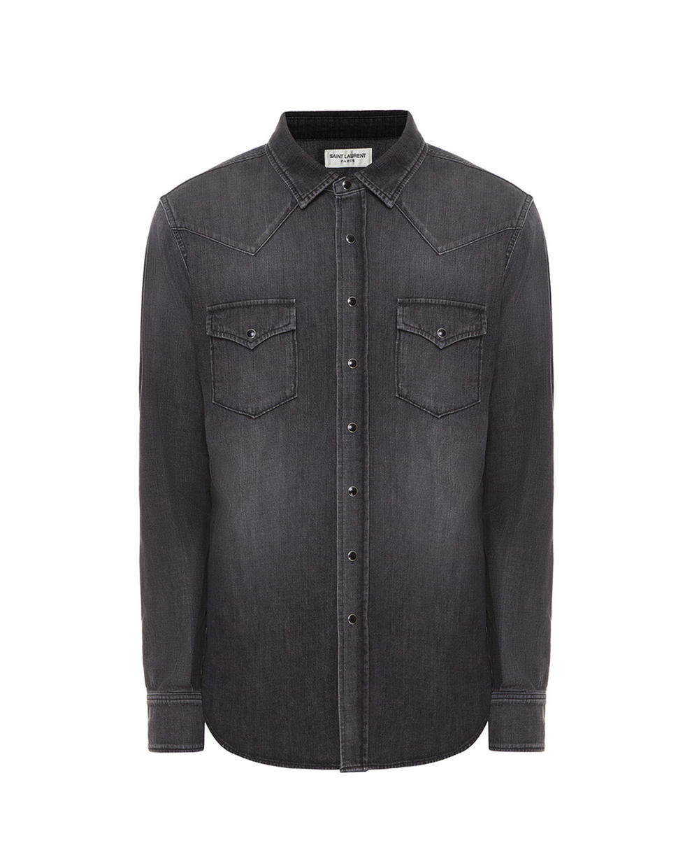 Джинсовая рубашка Saint Laurent 579104-Y956U, серый цвет • Купить в интернет-магазине Kameron