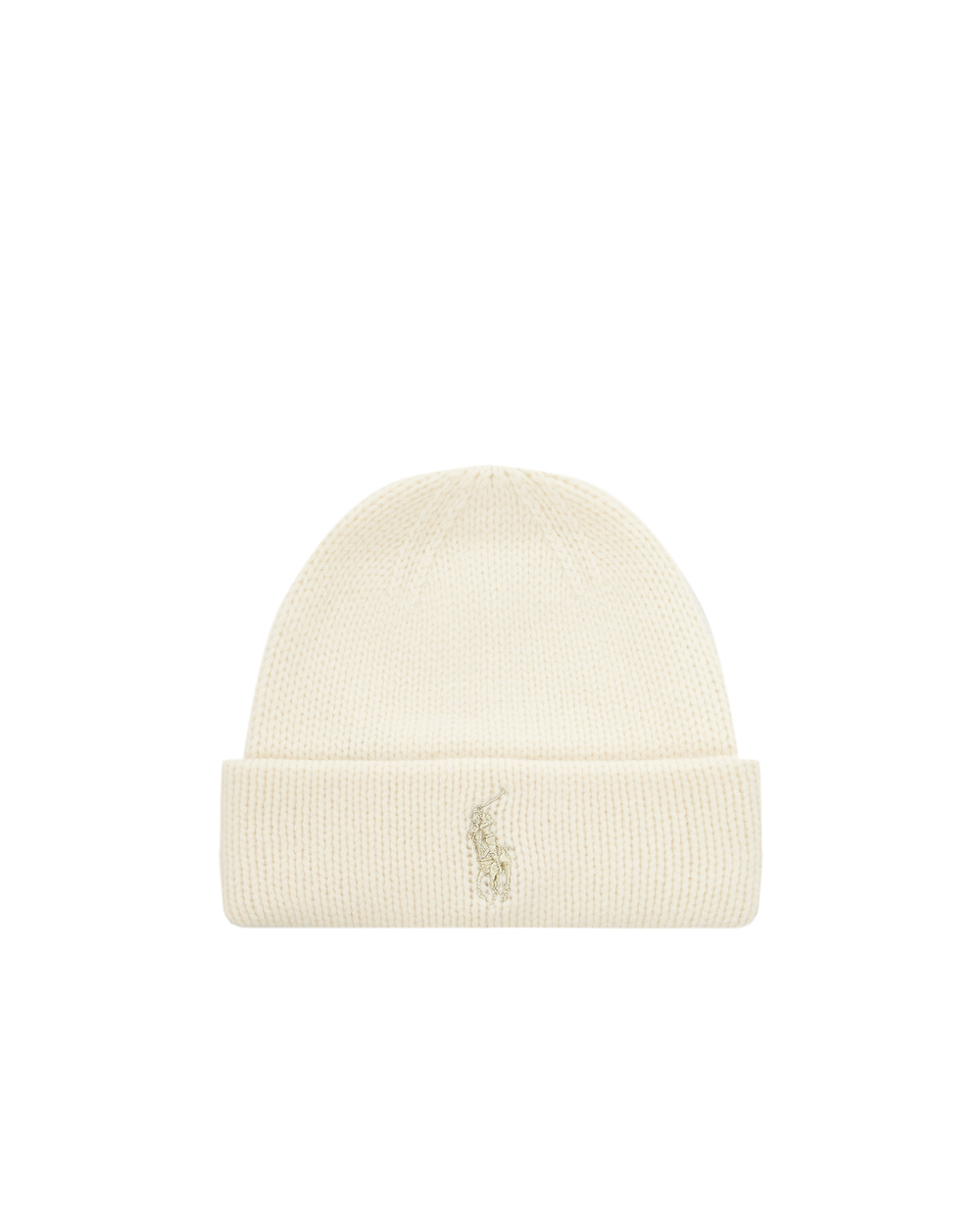 Шерстяная шапка Polo Ralph Lauren 455898801001, бежевый цвет • Купить в интернет-магазине Kameron