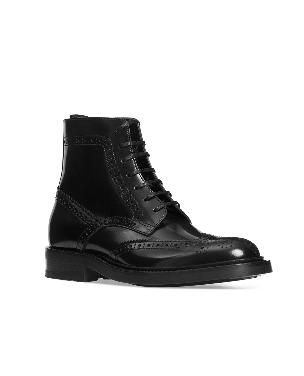 Шкіряні черевики Army Saint Laurent 584681-BSS00, чорний колір • Купити в інтернет-магазині Kameron