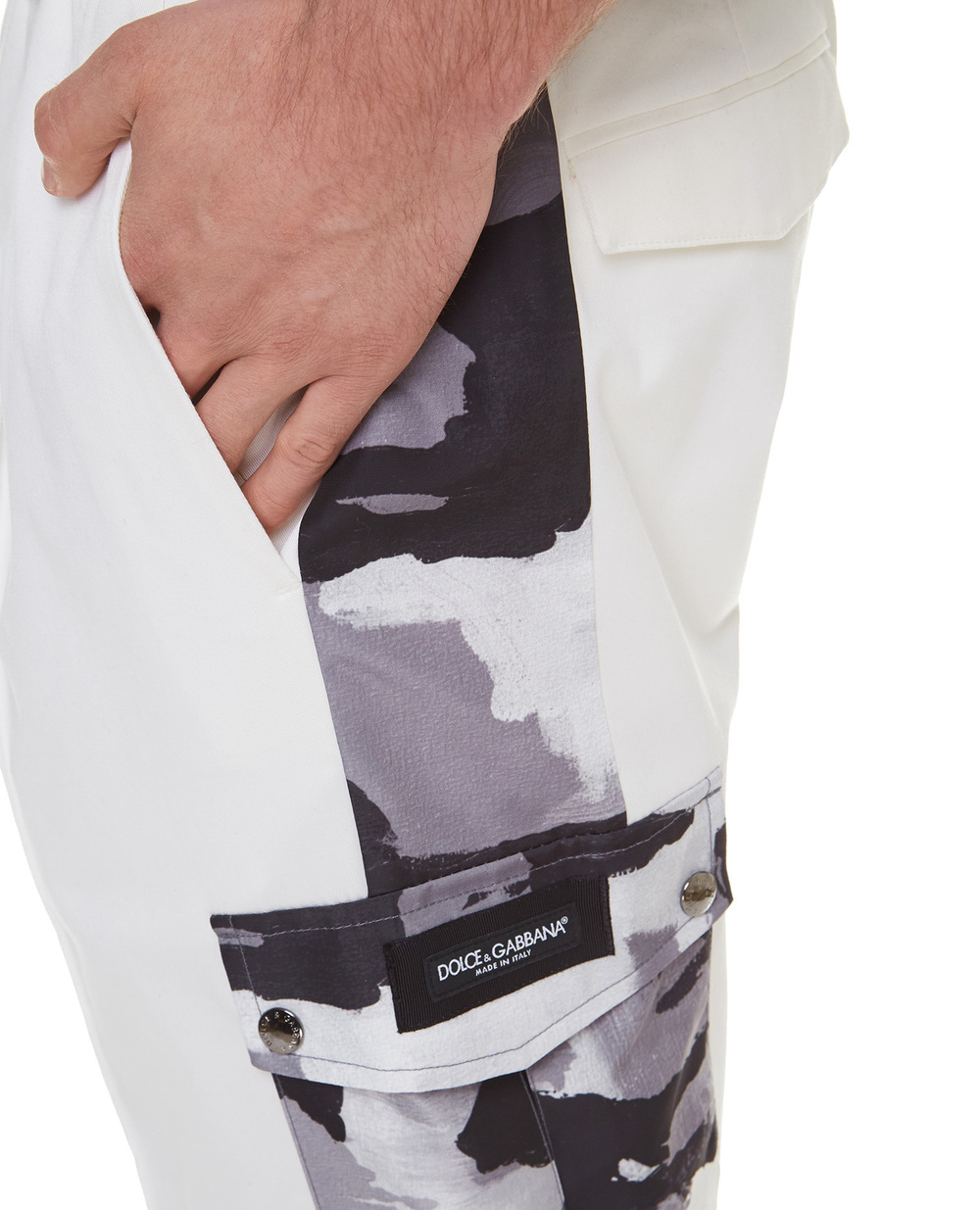 Спортивні брюки Dolce&Gabbana GWKTAT-FUECX, білий колір • Купити в інтернет-магазині Kameron