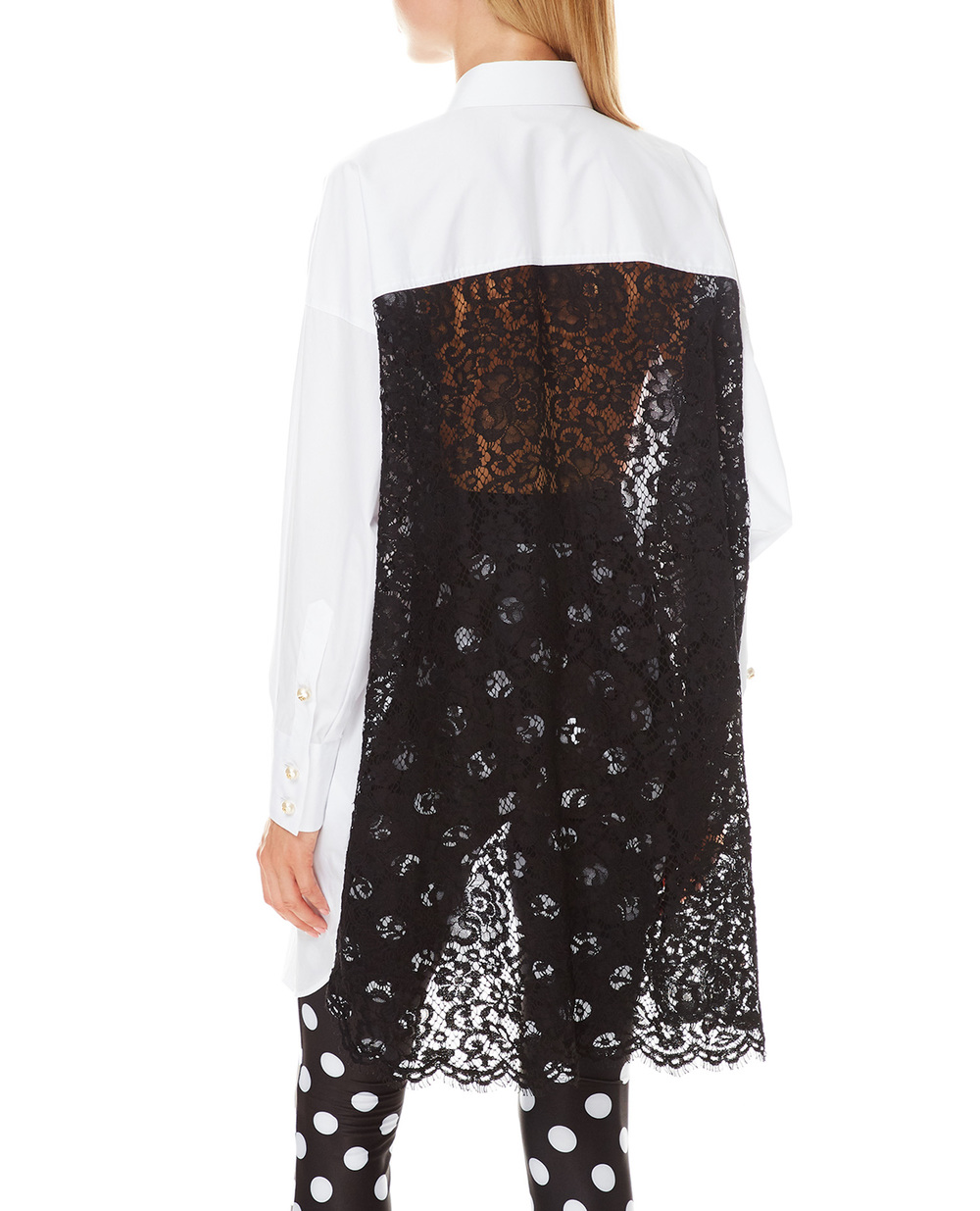Рубашка Dolce&Gabbana F5O60T-FU5K9, белый цвет • Купить в интернет-магазине Kameron