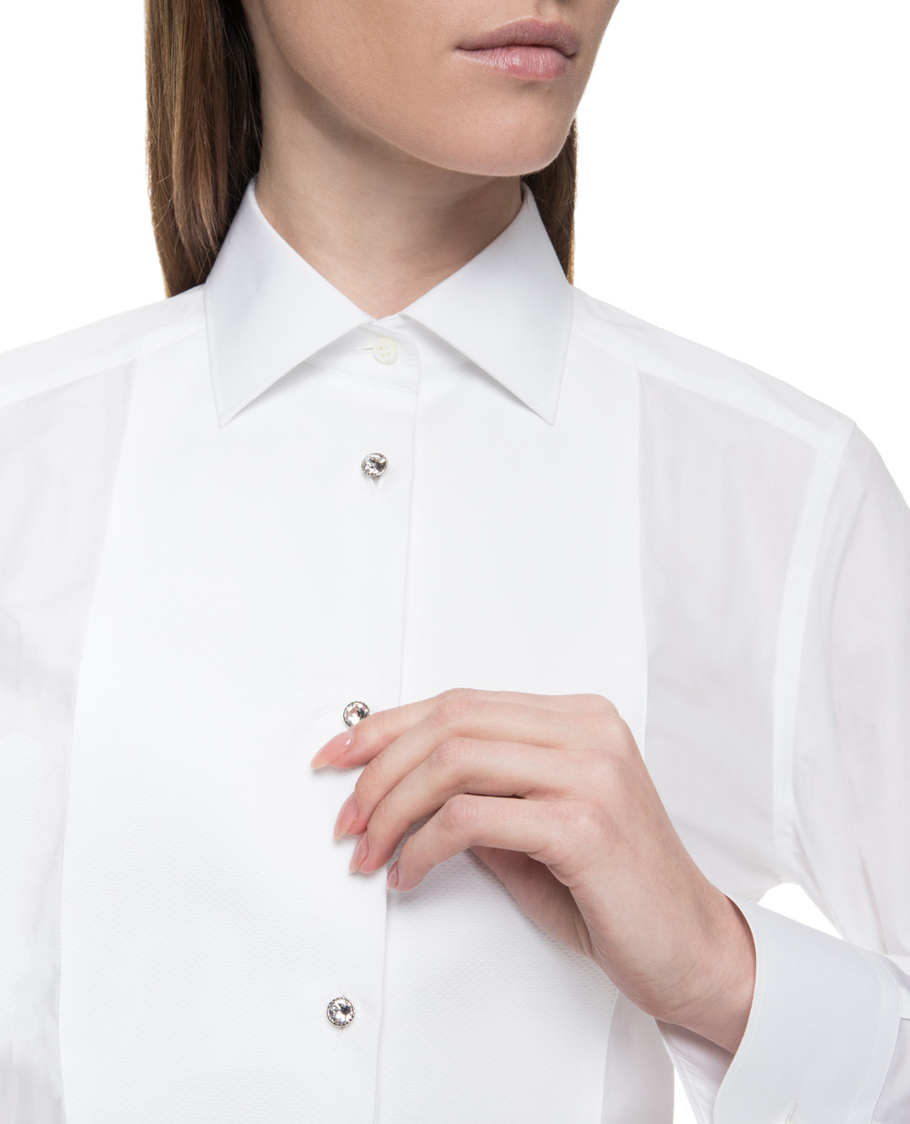 Рубашка Dolce&Gabbana F5G34Z-FU5K9, белый цвет • Купить в интернет-магазине Kameron