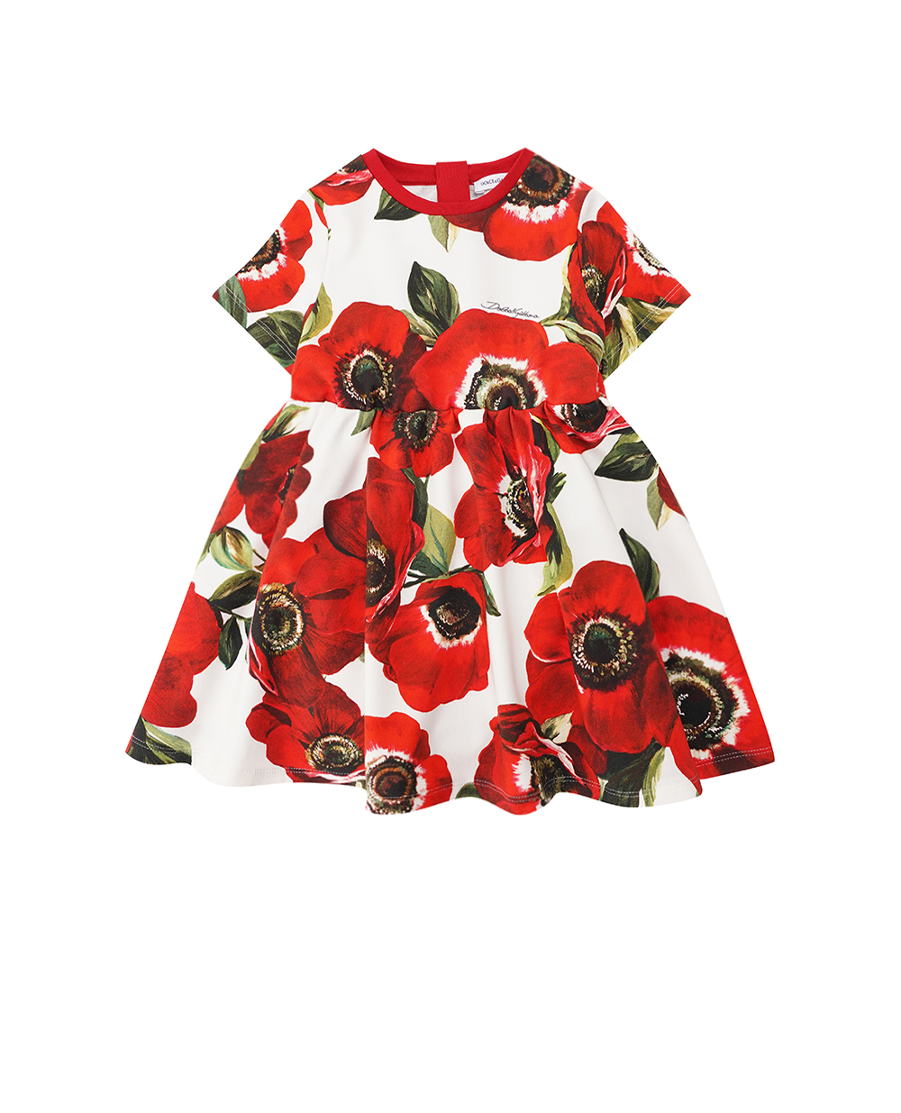 Детское платье Dolce&Gabbana Kids L2JD8P-FSG8V, разноцветный цвет • Купить в интернет-магазине Kameron