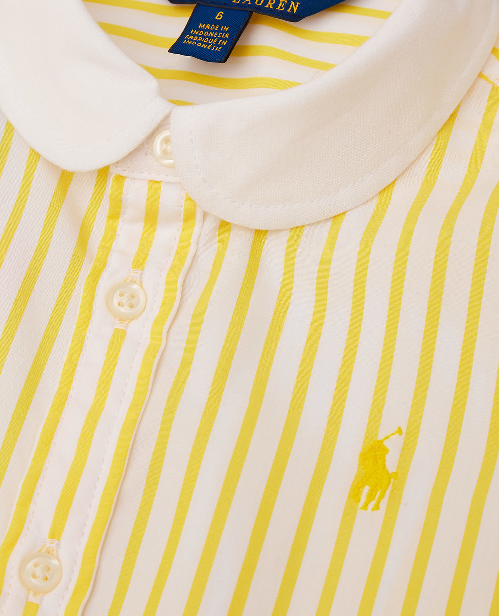 Детское платье Polo Ralph Lauren Kids 313833012003, желтый цвет • Купить в интернет-магазине Kameron