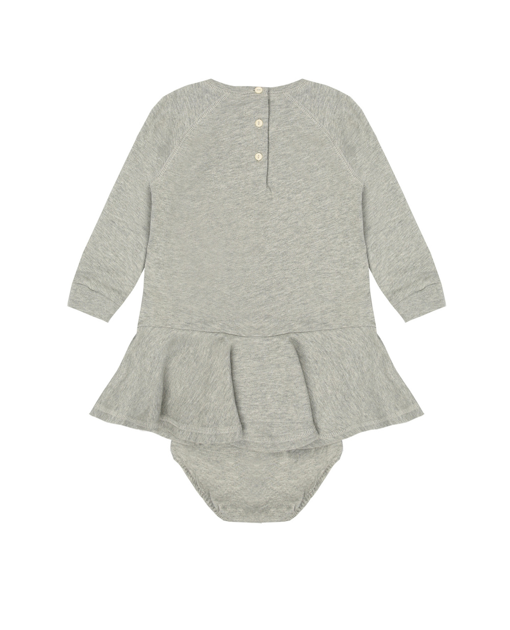Детское платье Polo Bear Polo Ralph Lauren Kids 310800085001, серый цвет • Купить в интернет-магазине Kameron