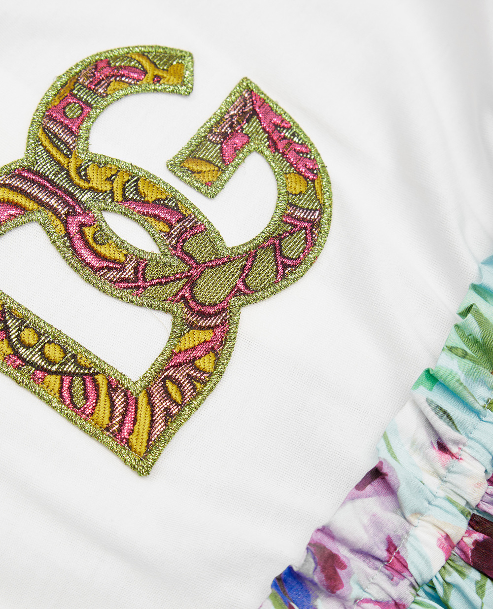 Детское платье Dolce&Gabbana Kids L5JD1S-G7CE9-S, разноцветный цвет • Купить в интернет-магазине Kameron