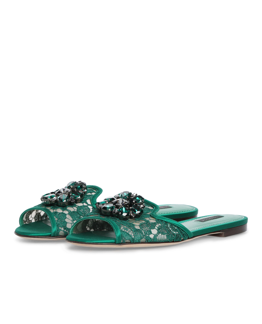 Мюли Dolce&Gabbana CQ0023-AL198SS17, зеленый цвет • Купить в интернет-магазине Kameron