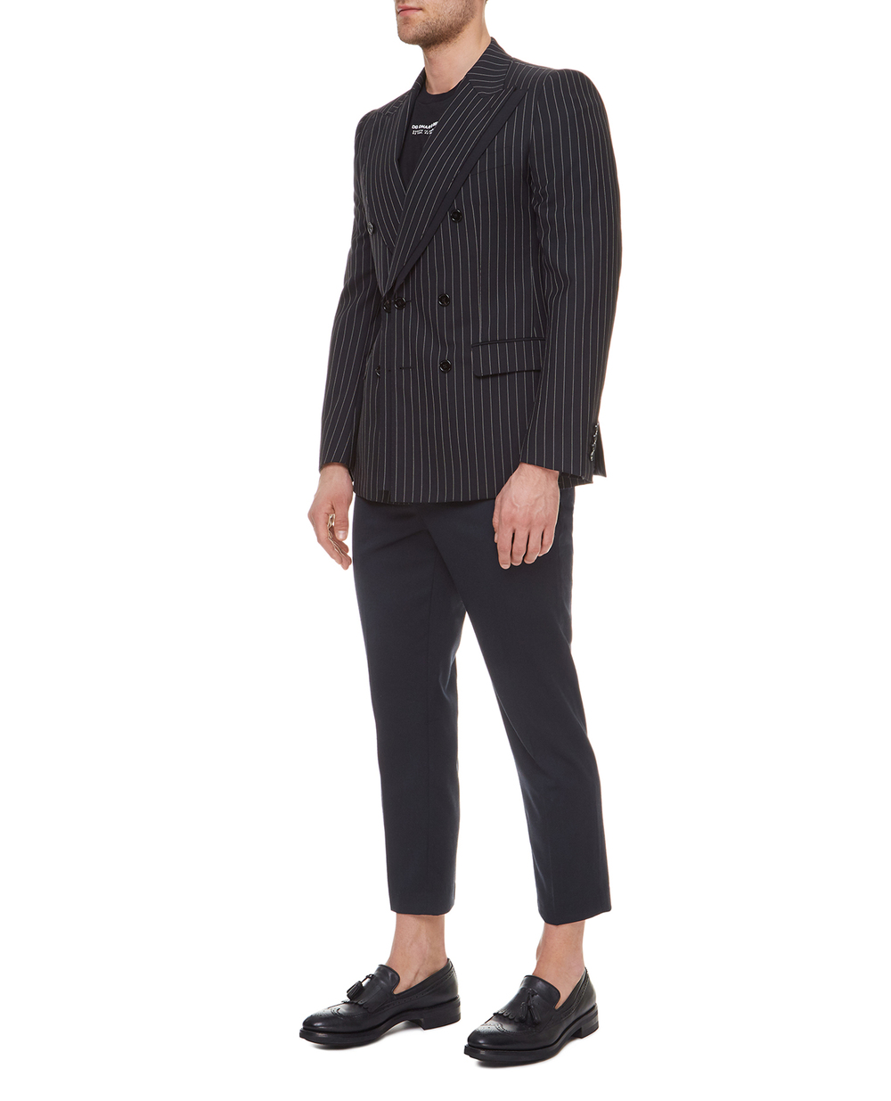 Шерстяной пиджак Dolce&Gabbana G2PK3T-FR2YE, черный цвет • Купить в интернет-магазине Kameron