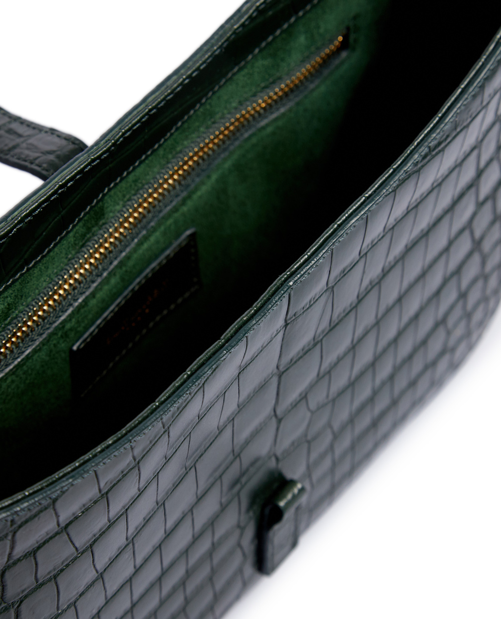 Кожаная сумка Le 5 à 7 Saint Laurent 657228-DZE0W, зеленый цвет • Купить в интернет-магазине Kameron