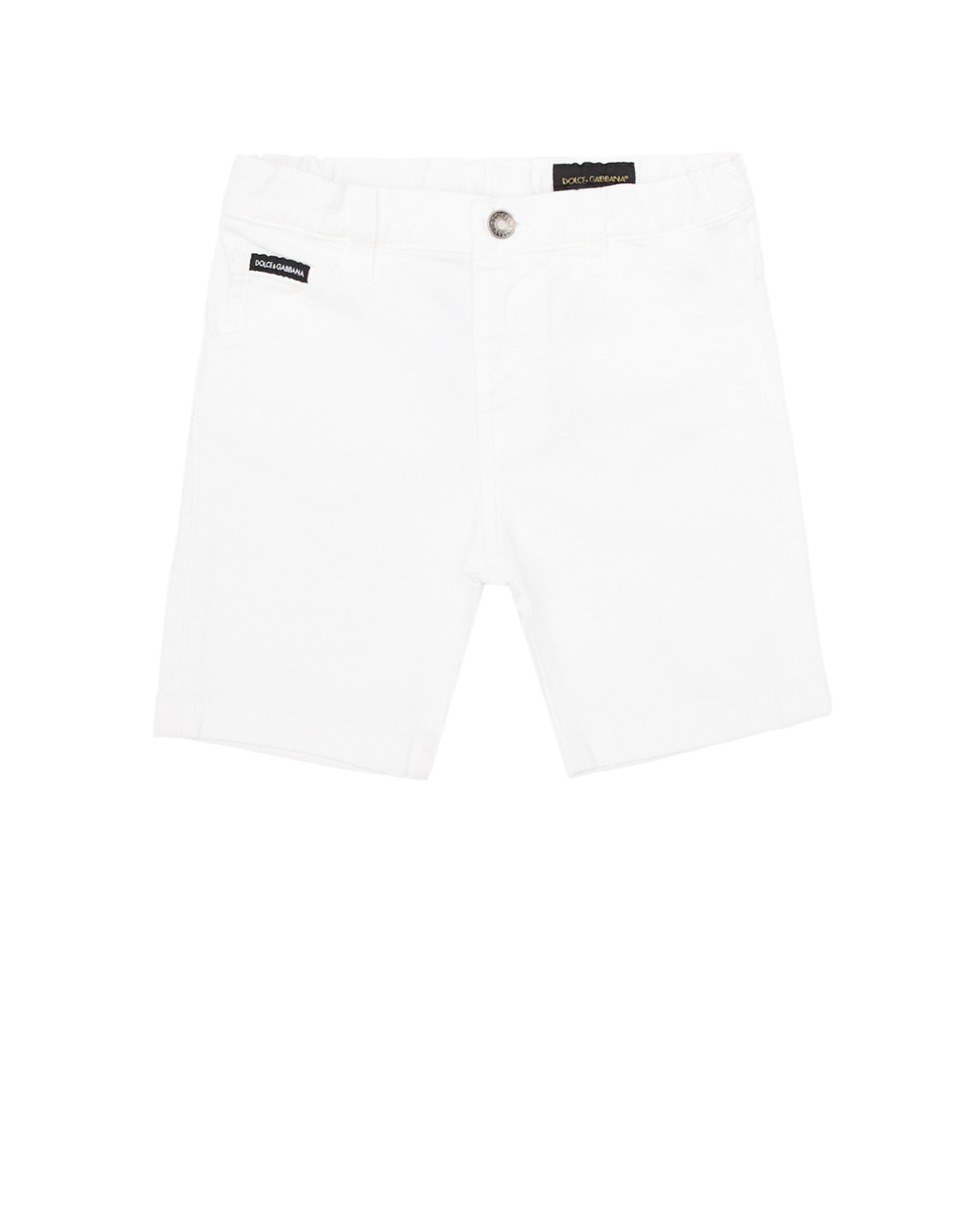 Джинсовые шорты Dolce&Gabbana Kids L12Q36-LY044, белый цвет • Купить в интернет-магазине Kameron