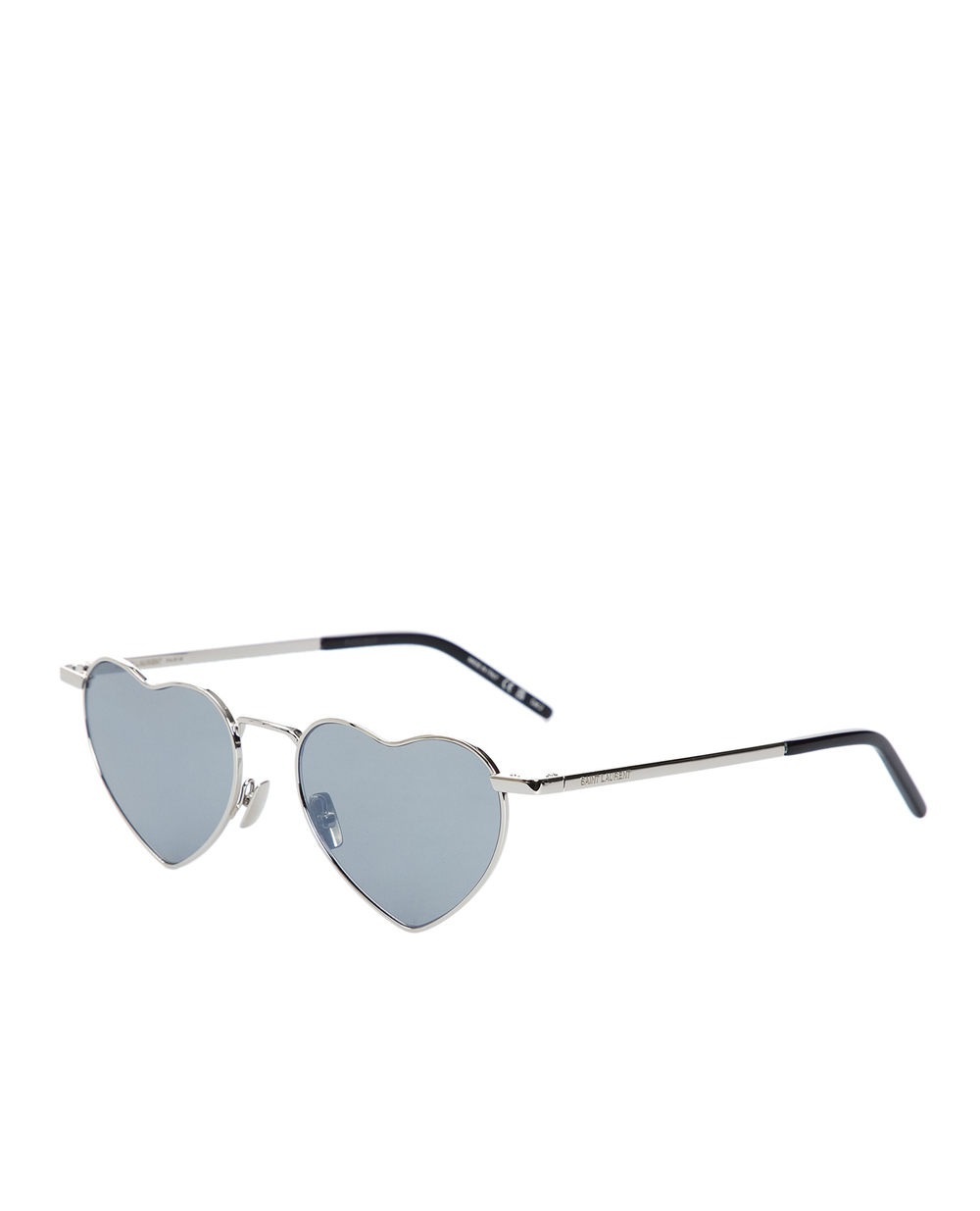 Солнцезащитные очки Saint Laurent SL 301 LOULOU, серебряный цвет • Купить в интернет-магазине Kameron