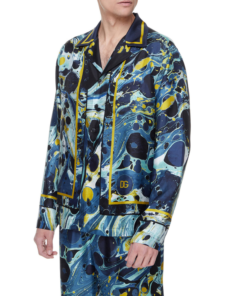 Верх от пижамы Dolce&Gabbana G5JF3T-FI173, разноцветный цвет • Купить в интернет-магазине Kameron