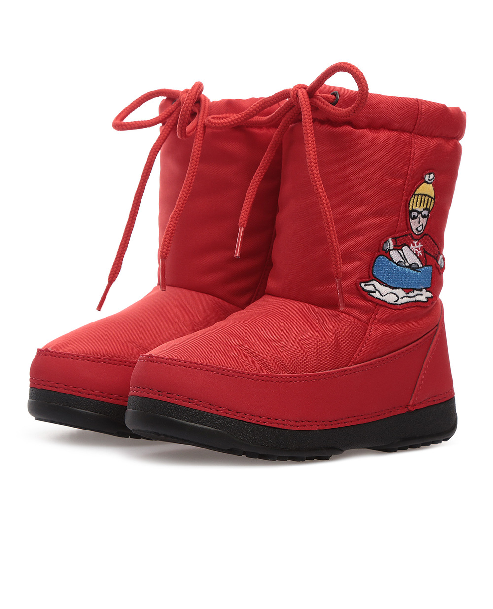 Сапоги Dolce&Gabbana Kids DA0672-A7296-M, красный цвет • Купить в интернет-магазине Kameron
