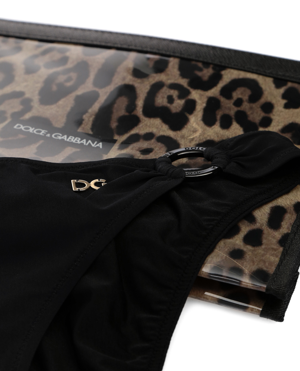 Купальник Dolce&Gabbana O8A68J-FUGA2, чорний колір • Купити в інтернет-магазині Kameron