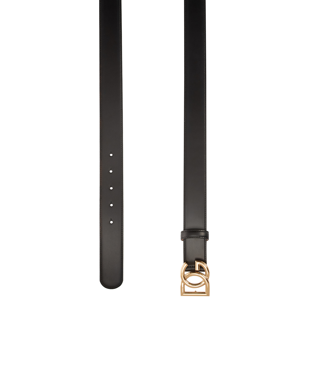 Шкіряний ремінь Dolce&Gabbana BE1356-AX350, чорний колір • Купити в інтернет-магазині Kameron