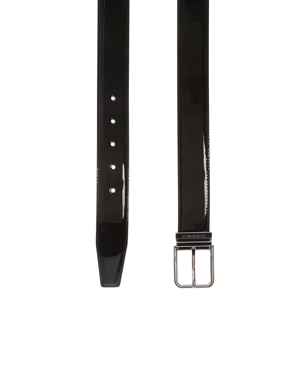 Лаковый ремень Dolce&Gabbana BC4217-A1153FW19, черный цвет • Купить в интернет-магазине Kameron