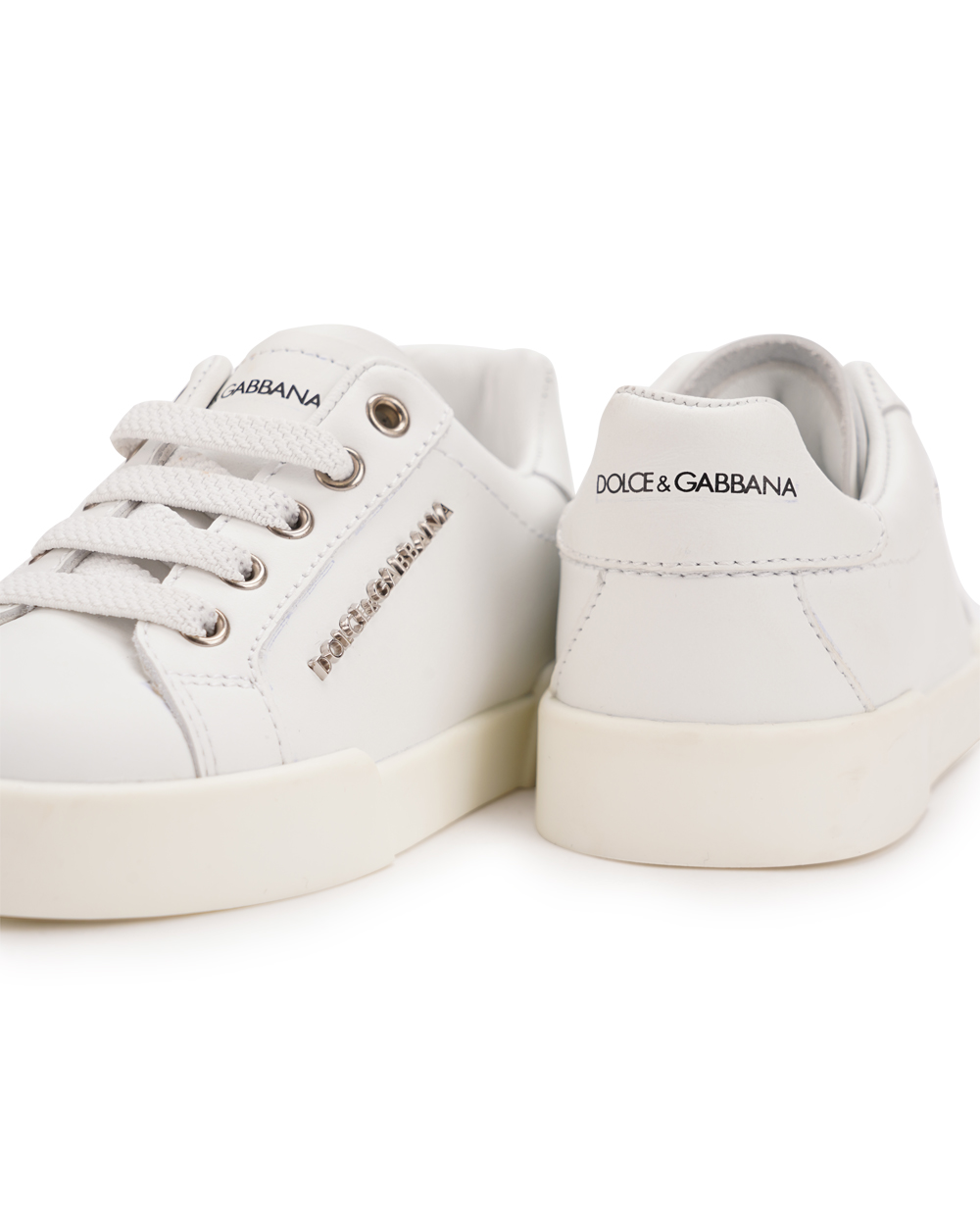 Детские кеды Dolce&Gabbana DN0134-A3444, белый цвет • Купить в интернет-магазине Kameron