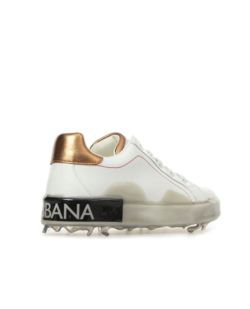 Кожаные сникеры Dolce&Gabbana DA0678-AK400-M, белый цвет • Купить в интернет-магазине Kameron