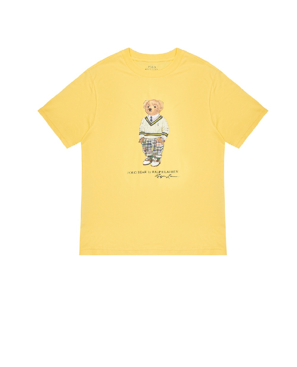 Детская футболка Polo Bear Polo Ralph Lauren Kids 320853828016, желтый цвет • Купить в интернет-магазине Kameron