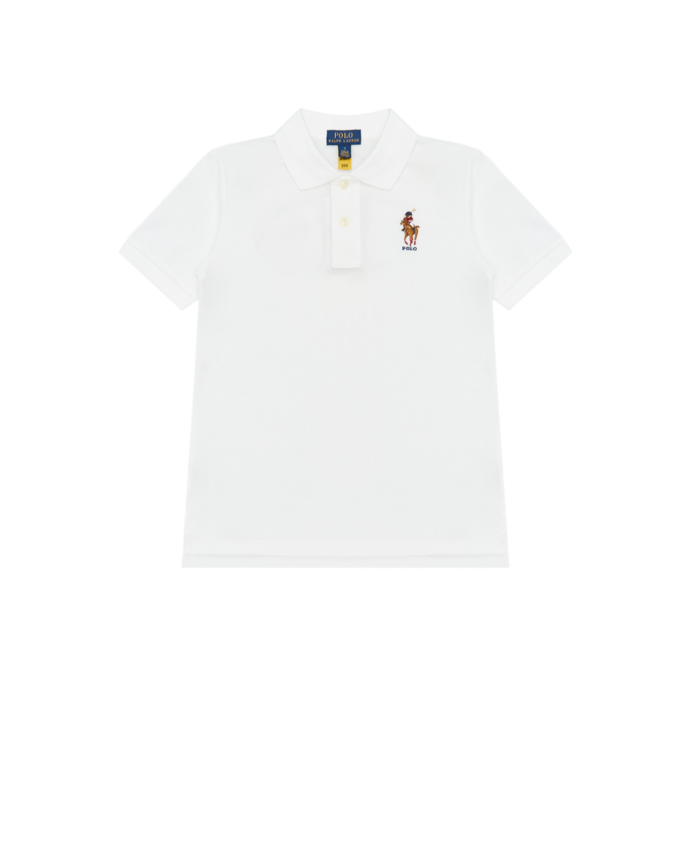 Поло Polo Ralph Lauren Kids 323853789001, білий колір • Купити в інтернет-магазині Kameron