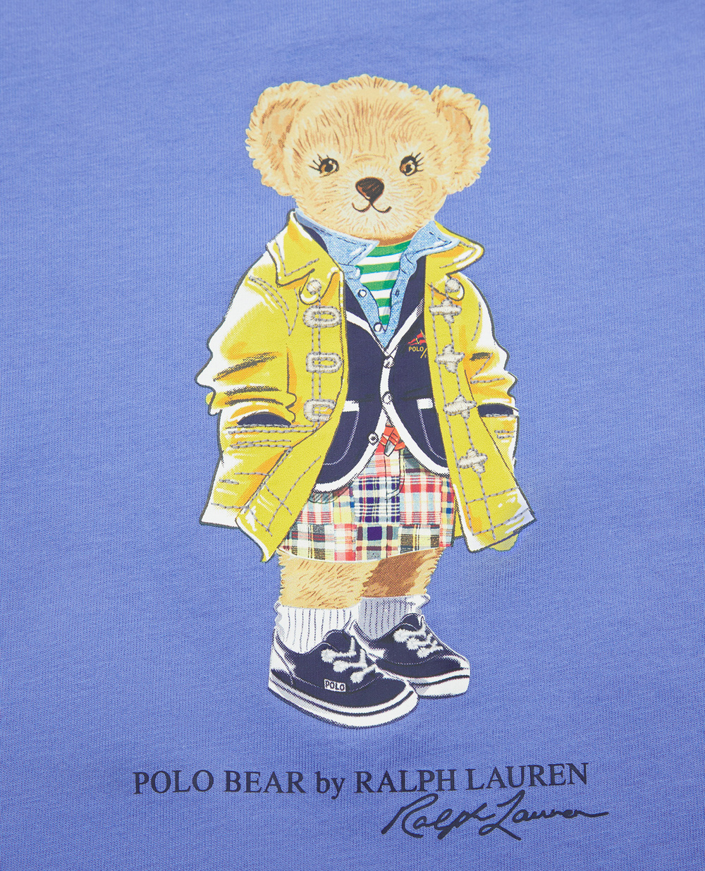 Детское платье Polo Bear Polo Ralph Lauren Kids 312901146001, голубой цвет • Купить в интернет-магазине Kameron