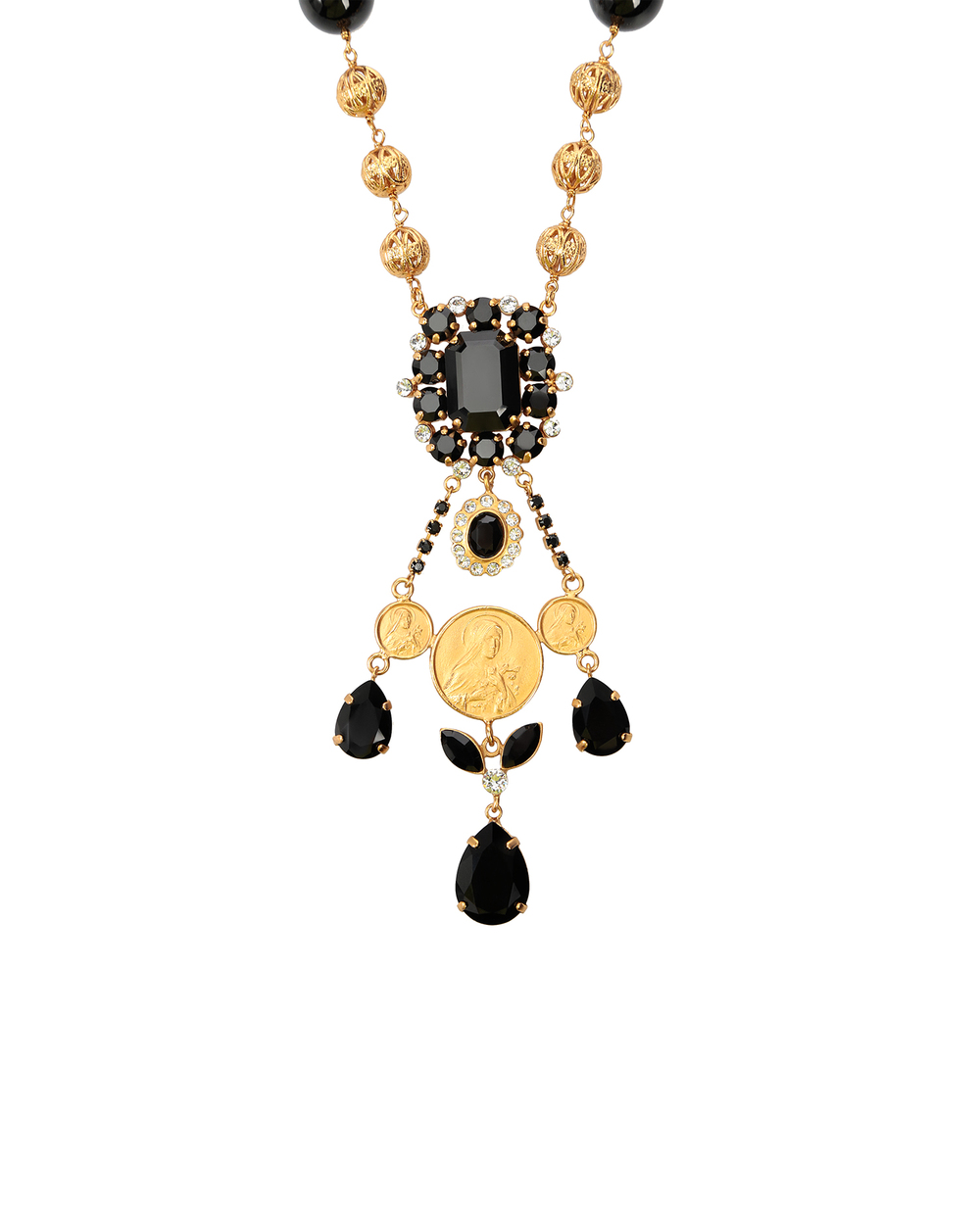 Колье Dolce&Gabbana WNM2M2-W1111, золотой цвет • Купить в интернет-магазине Kameron