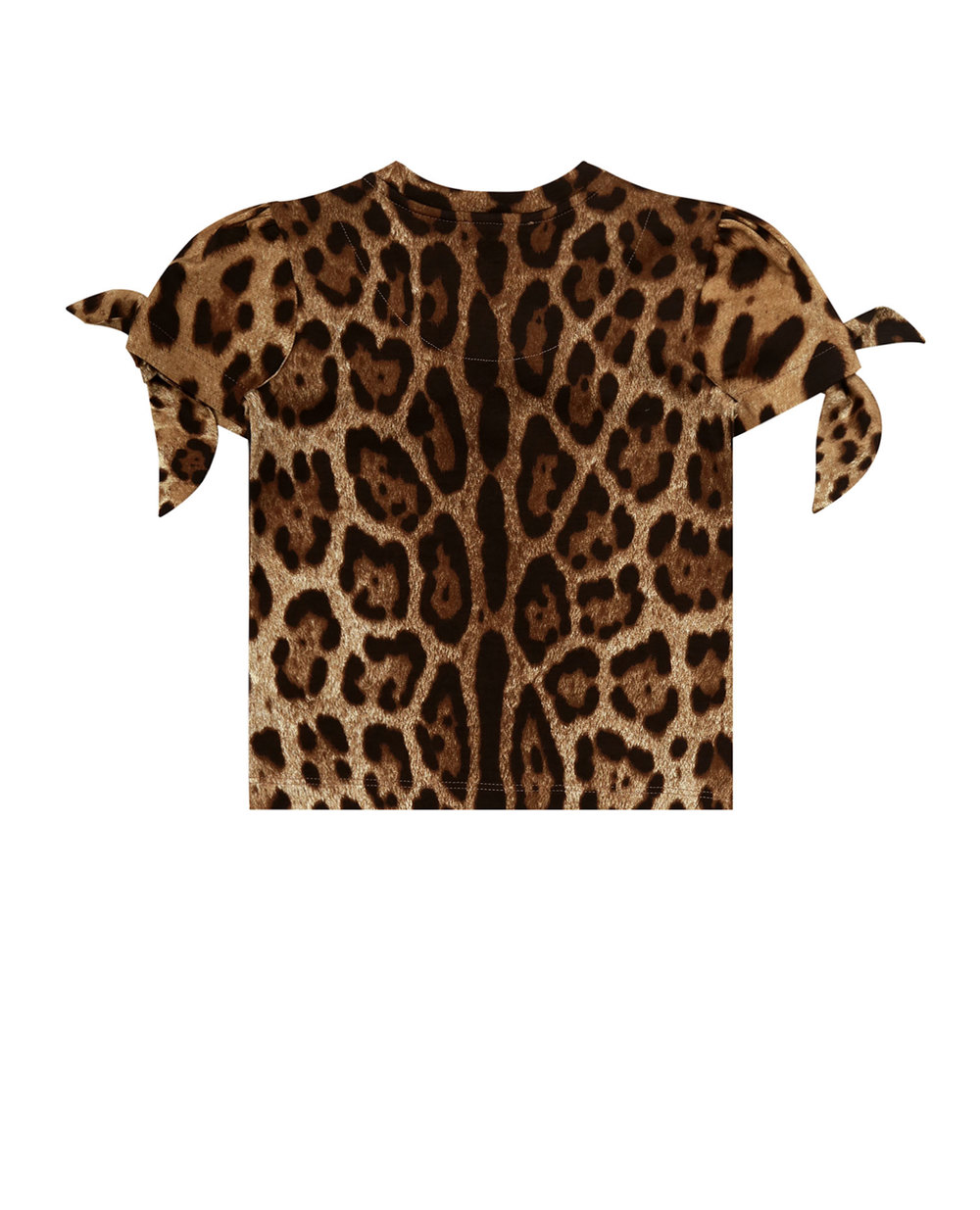 Детский топ Dolce&Gabbana Kids L5JTFG-FS78S-S, коричневый цвет • Купить в интернет-магазине Kameron