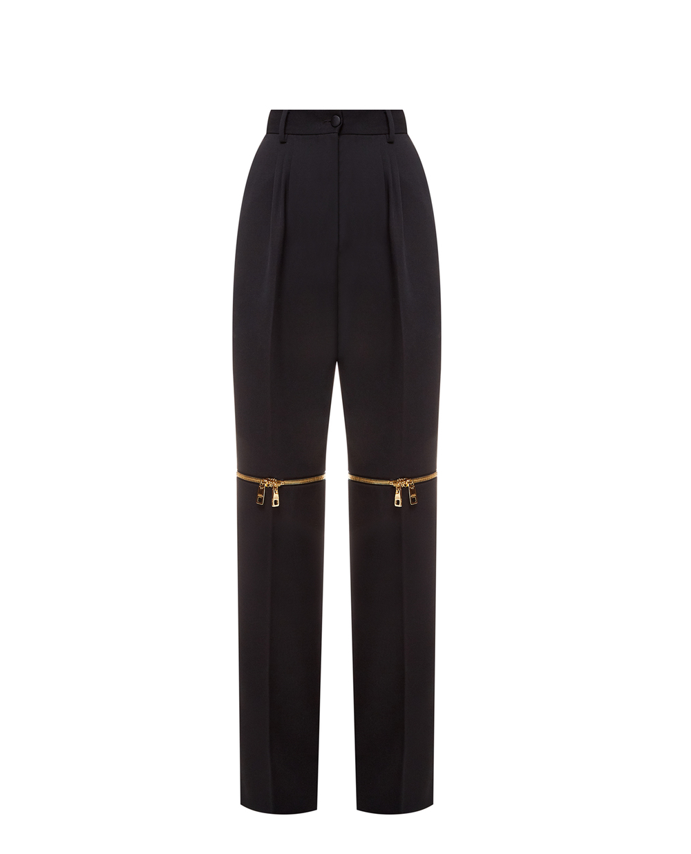 Вовняні штани Dolce&Gabbana FTB9UT-FU208, чорний колір • Купити в інтернет-магазині Kameron