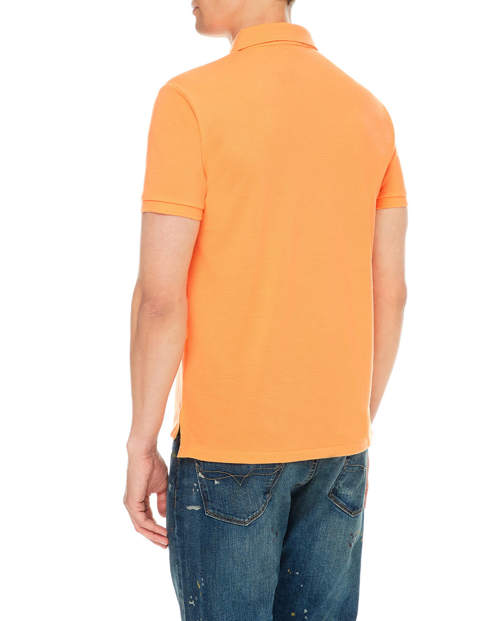 Поло Polo Ralph Lauren 710804077024, оранжевый цвет • Купить в интернет-магазине Kameron