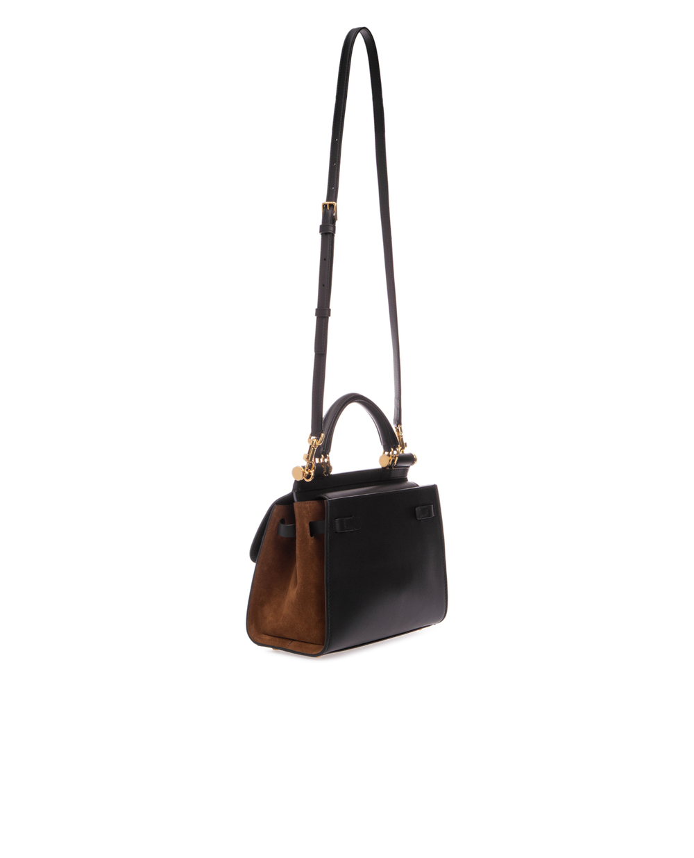 Кожаная сумка Sicily 58 small Dolce&Gabbana BB6622-AA625, черный цвет • Купить в интернет-магазине Kameron