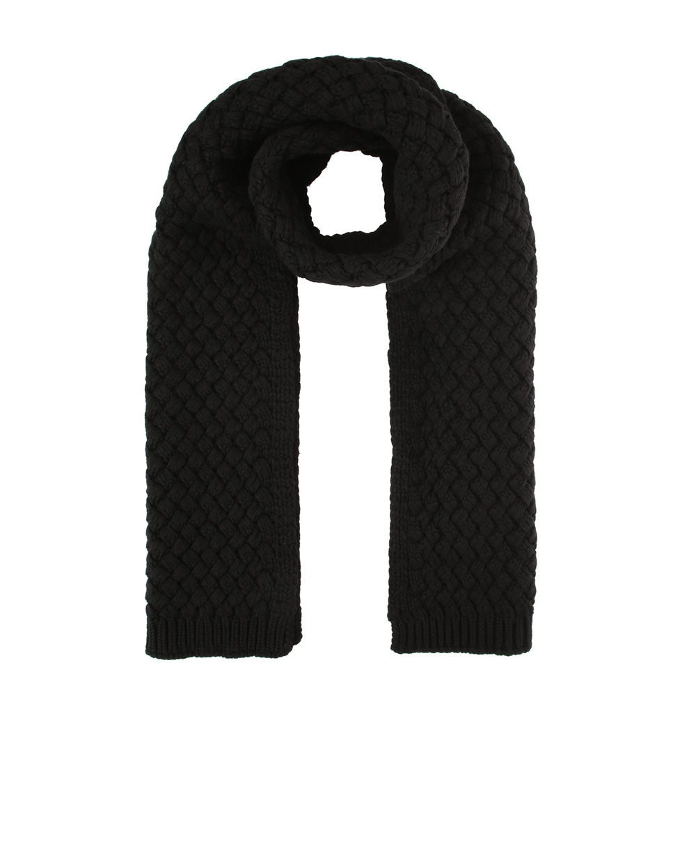 Кашемировый шарф Dolce&Gabbana FX545T-JAWQR, черный цвет • Купить в интернет-магазине Kameron