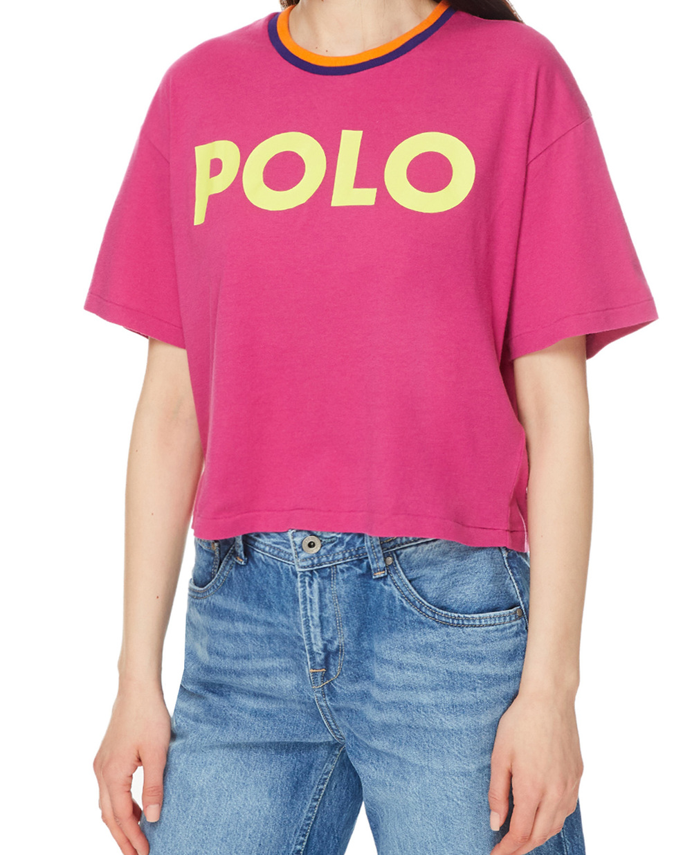 Футболка Polo Ralph Lauren 211856674003, розовый цвет • Купить в интернет-магазине Kameron