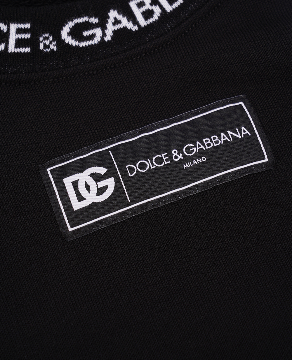 Детский свитшот (костюм) Dolce&Gabbana Kids L4JWHZ-G7M4G-S, черный цвет • Купить в интернет-магазине Kameron