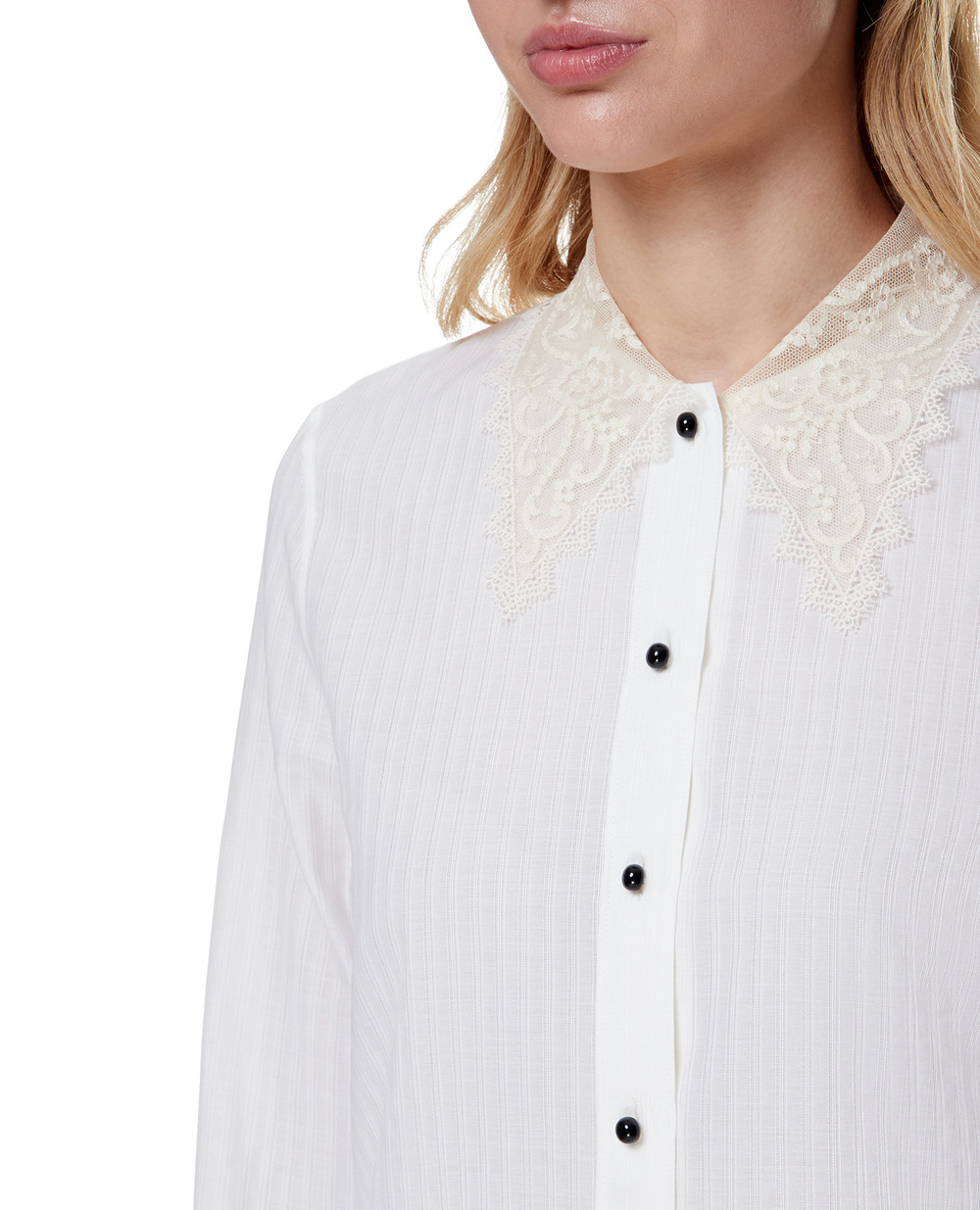 Блуза Saint Laurent 661141-Y3D31, білий колір • Купити в інтернет-магазині Kameron