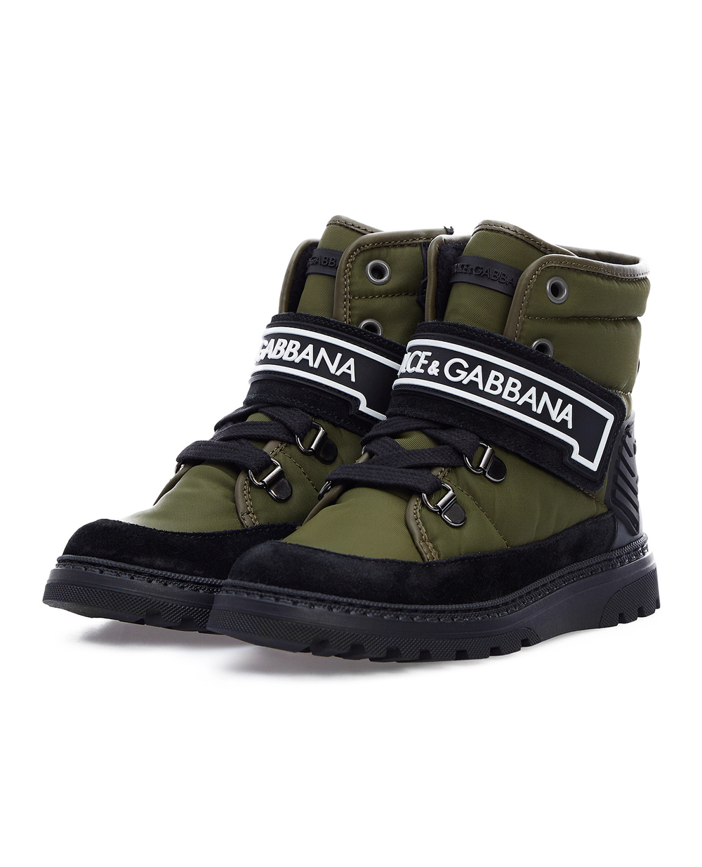 Ботинки Dolce&Gabbana DA0923-A4278-S, зеленый цвет • Купить в интернет-магазине Kameron