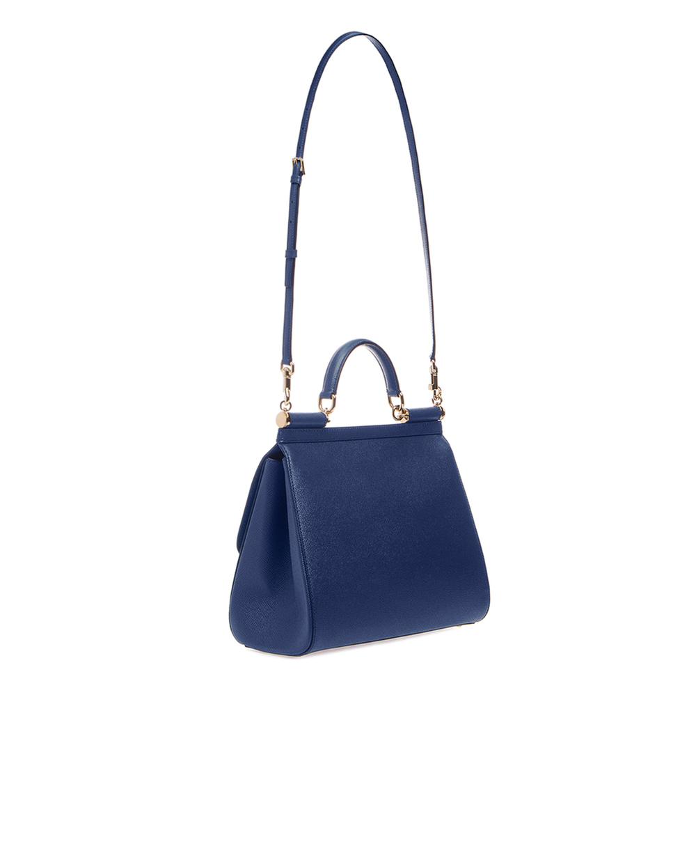 Шкіряна сумка Sicily Dolce&Gabbana BB6235-A1001SS18, синій колір • Купити в інтернет-магазині Kameron