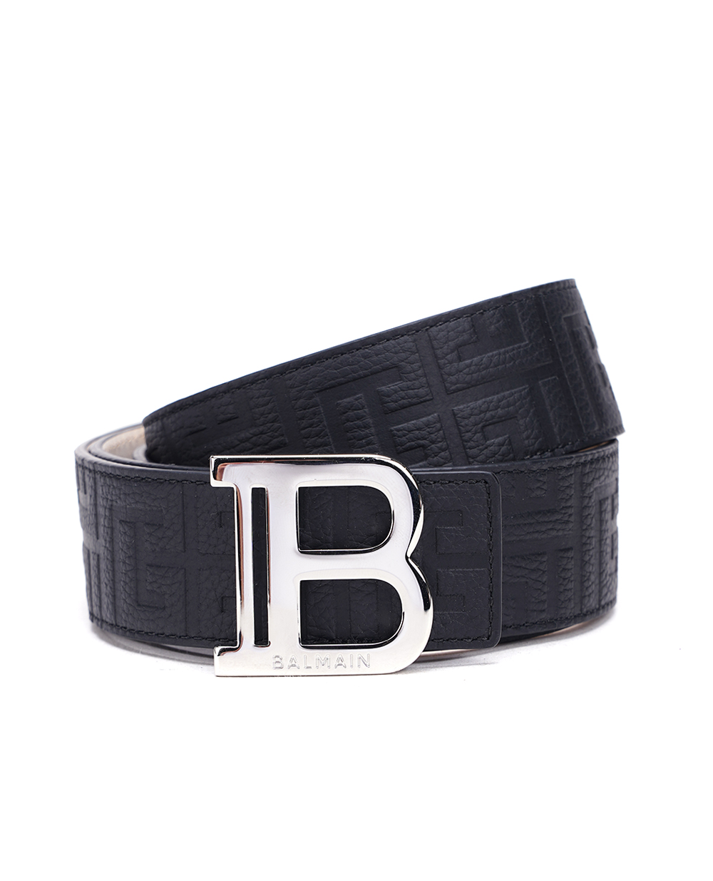 Ремінь Balmain BM1WJ000LPSE, чорний колір • Купити в інтернет-магазині Kameron