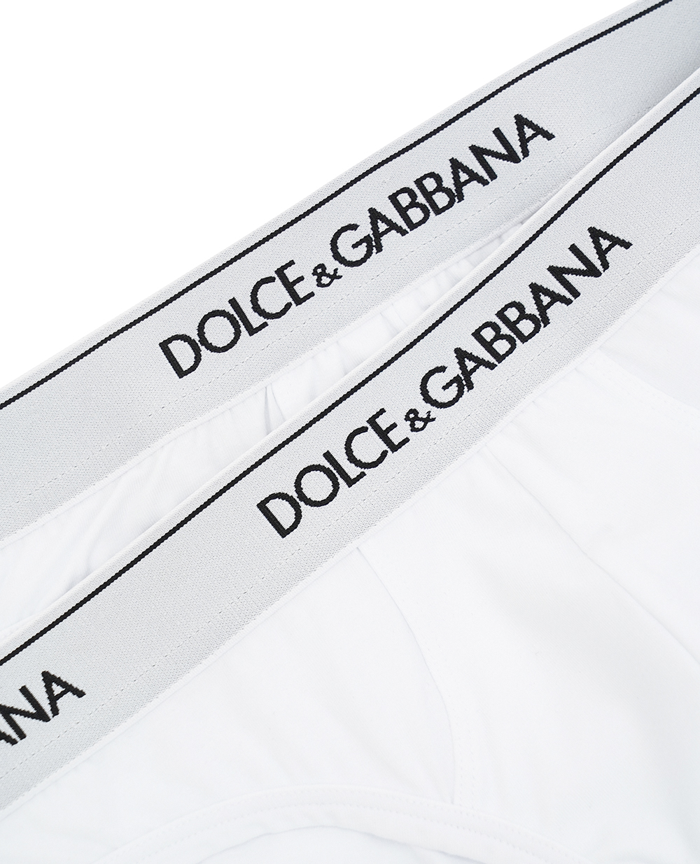 Брифи (2 шт.) Dolce&Gabbana M9C03J-ONN95, білий колір • Купити в інтернет-магазині Kameron