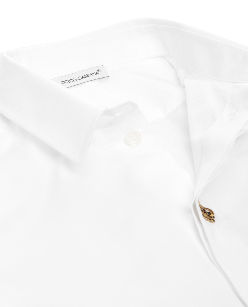 Детская рубашка Dolce&Gabbana Kids L43S14-G7VNO-B-, белый цвет • Купить в интернет-магазине Kameron
