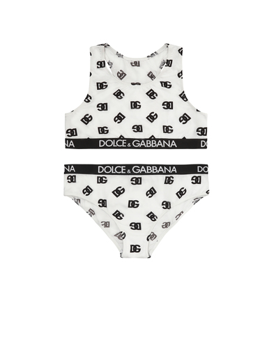 Dolce&Gabbana Дитячий комплект білизни (топ, трусики) - Артикул: L5J713-FSG3K